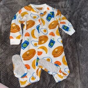 2 pack! Carters Zip-Up Pajamas